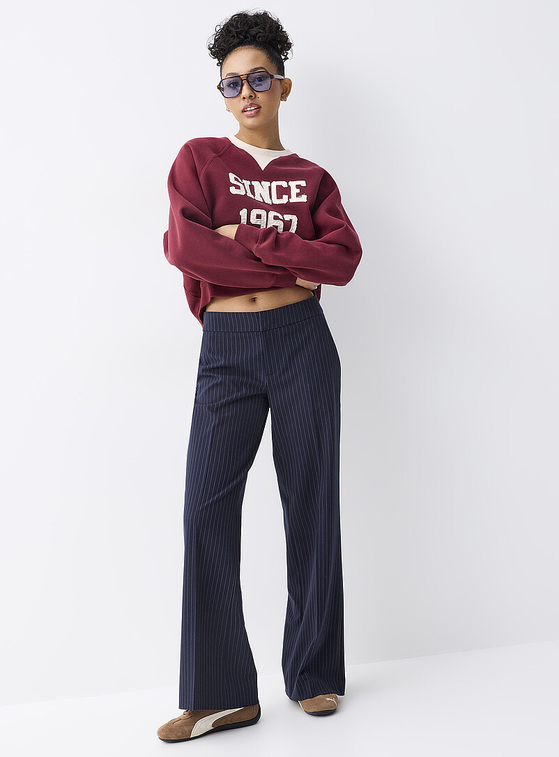 Twik Sand Pleated wide-leg dress pant for women