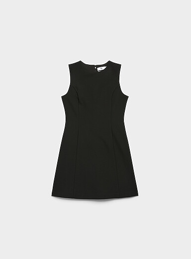 Straight-fit dressy minidress