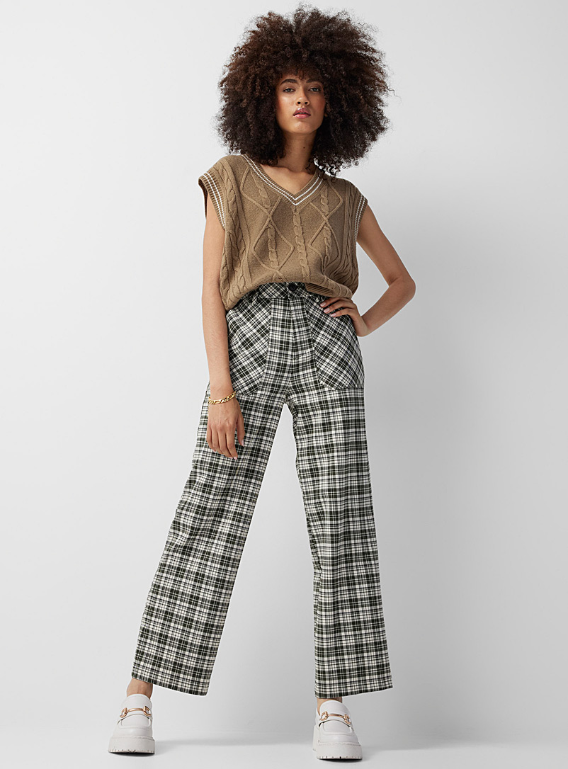 Plaid workwear pant | Twik | Shop Women 