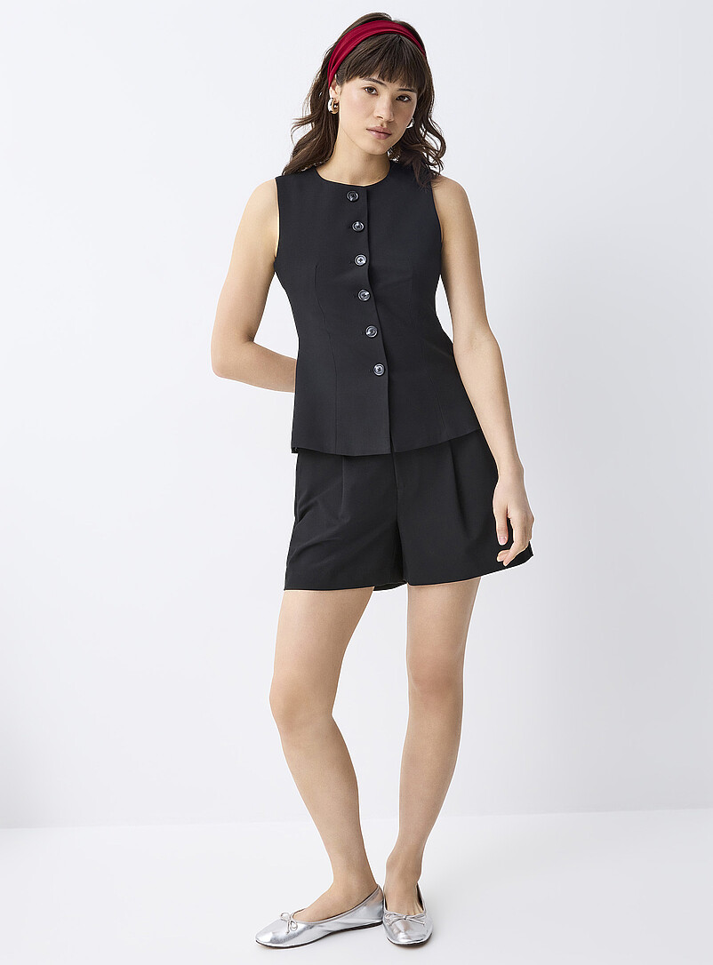 Pleated Dress Short