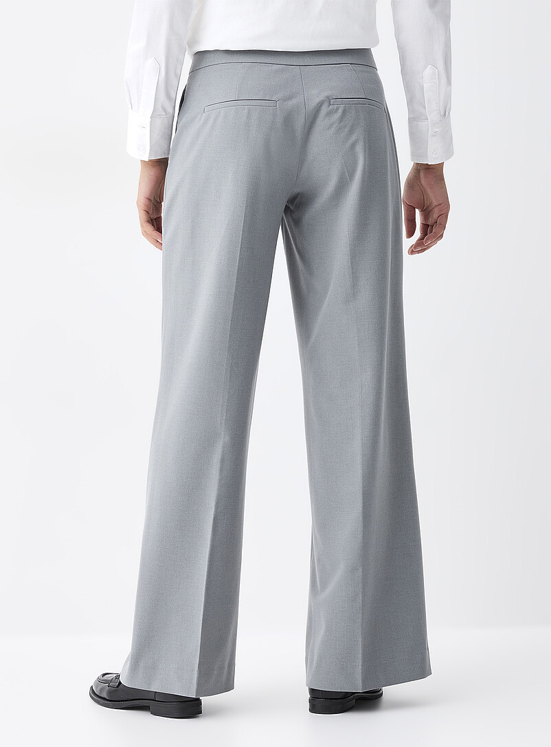 Pleated wide-leg dress pant product image 3