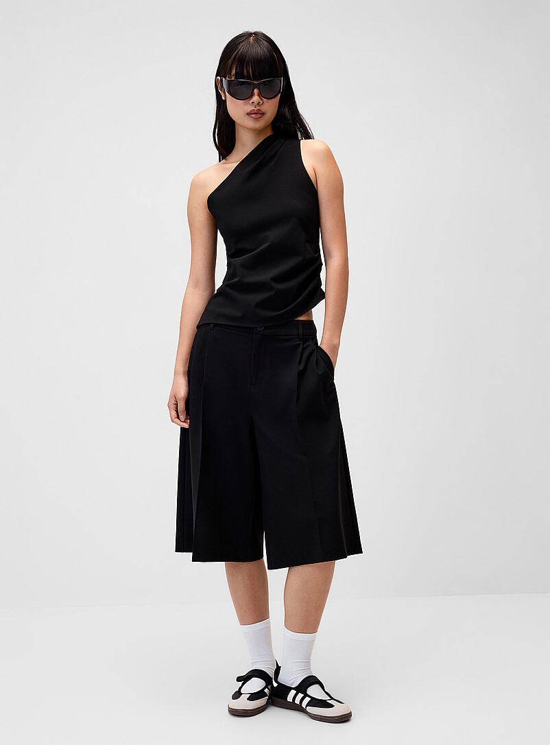Asymmetric-neckline dress cami product image 2