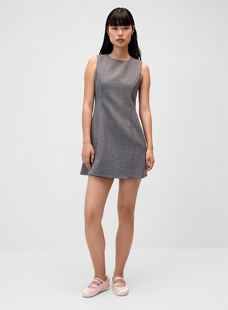 Straight-Fit Dressy Minidress