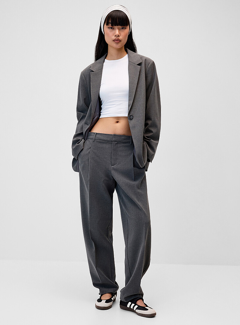 Oversized shoulder-pad blazer product image 2