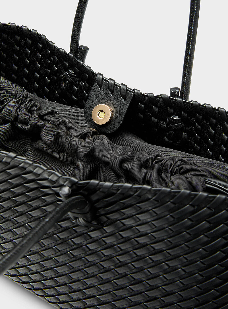 Tubular handle braided baguette bag product image 3