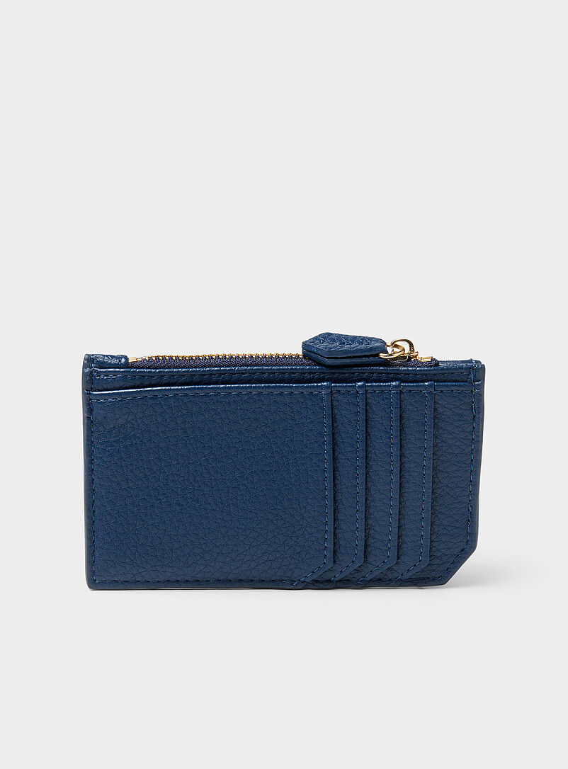 Angular-pocket pebbled card holder product image 2