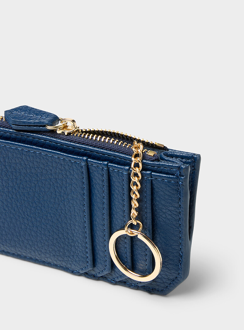Angular-pocket pebbled card holder product image 3