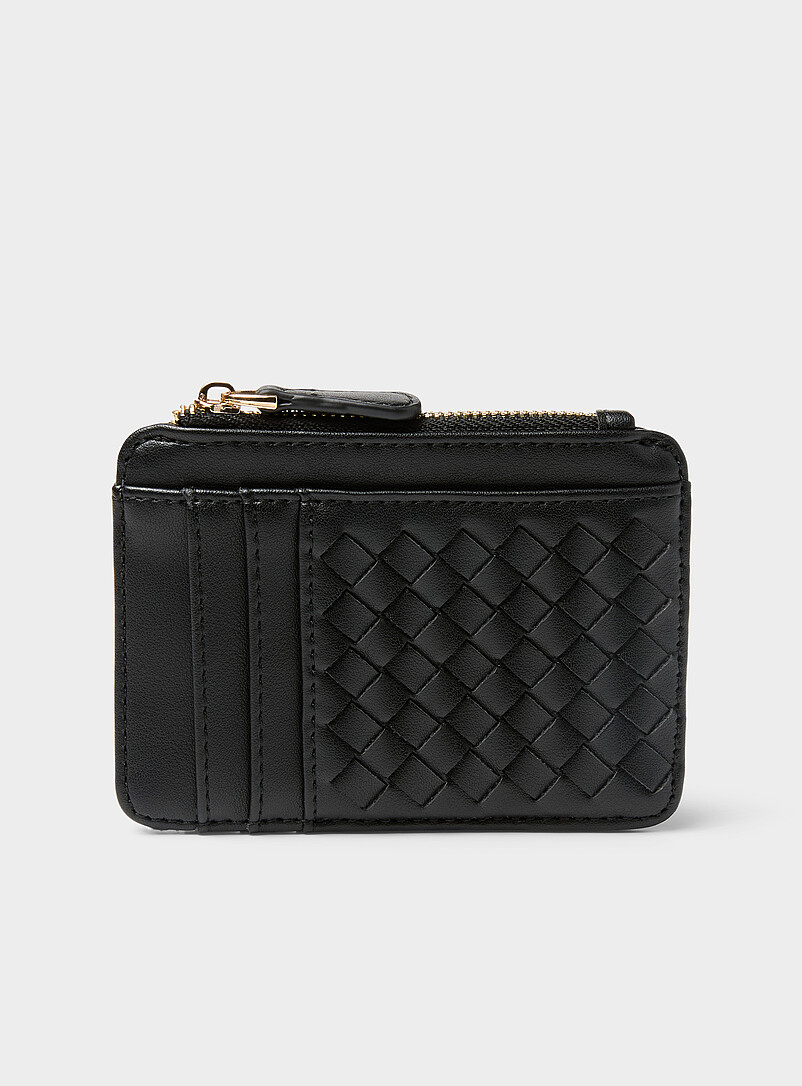 Basketweave card holder product image (primary)