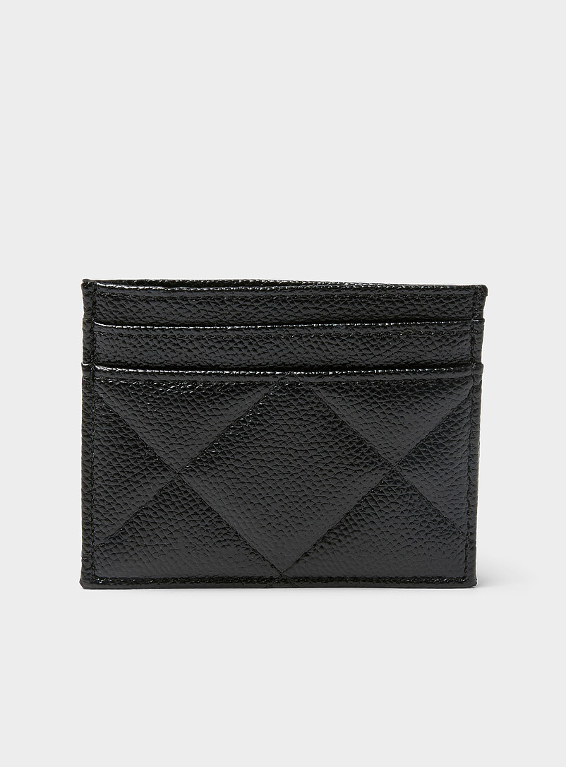 Quilted diamond card holder product image (primary)