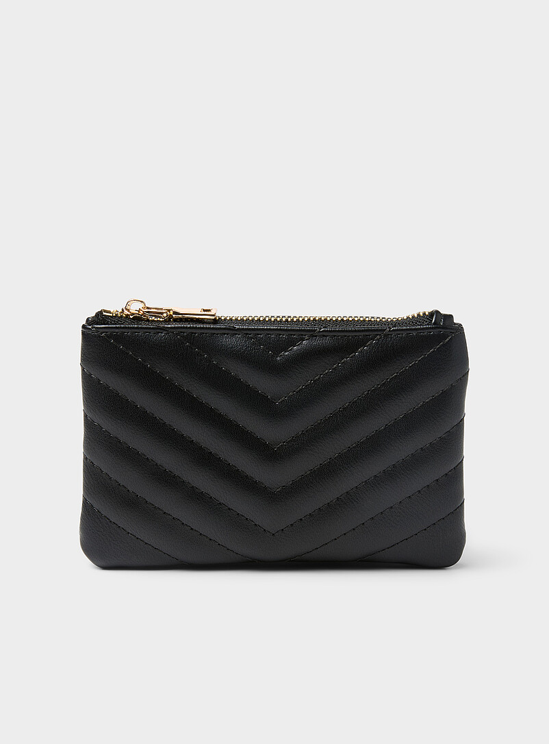 Quilted Herringbone Coin Purse
