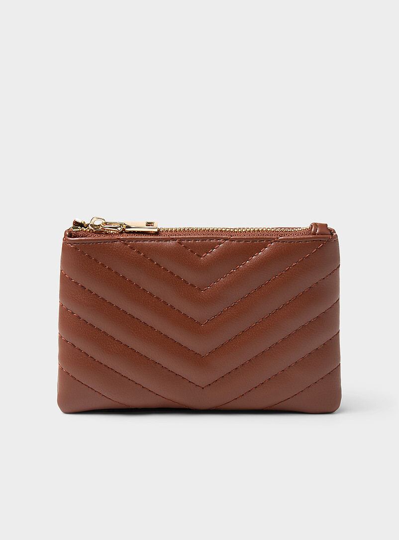 Quilted Herringbone Coin Purse