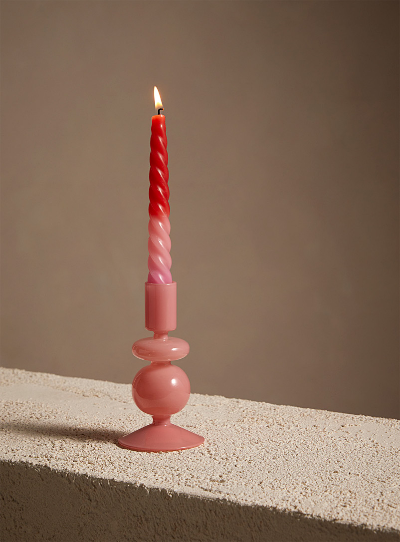 Simons Maison Pink Small geometric candleholder