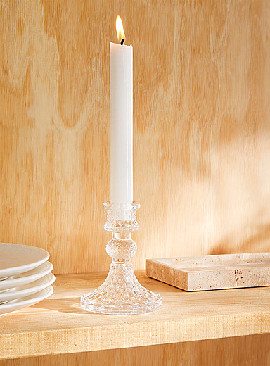 Lot De 16 Bougies Chandelier Longues 17.5cm - Blanches, Sans Parfum - Durée 7.5h - Fabriqué En Europe