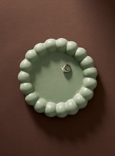 Le plateau rond bordure relief
