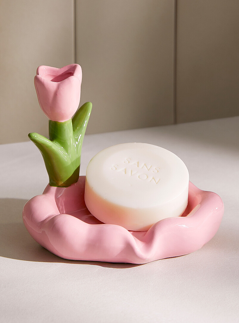 Lot 2 Boîtes à Savon Voyage Anti-Fuite Adorila - Porte Savon Portable Jaune Rose