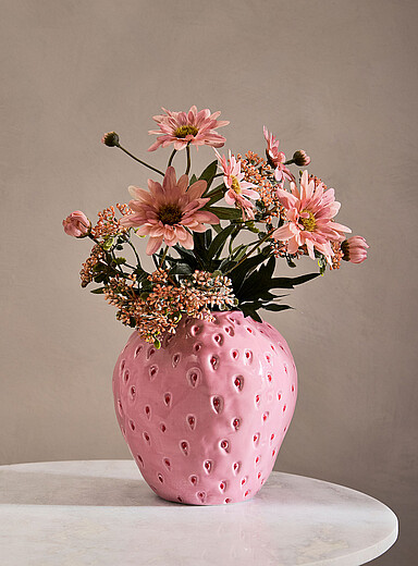 Le vase fraise