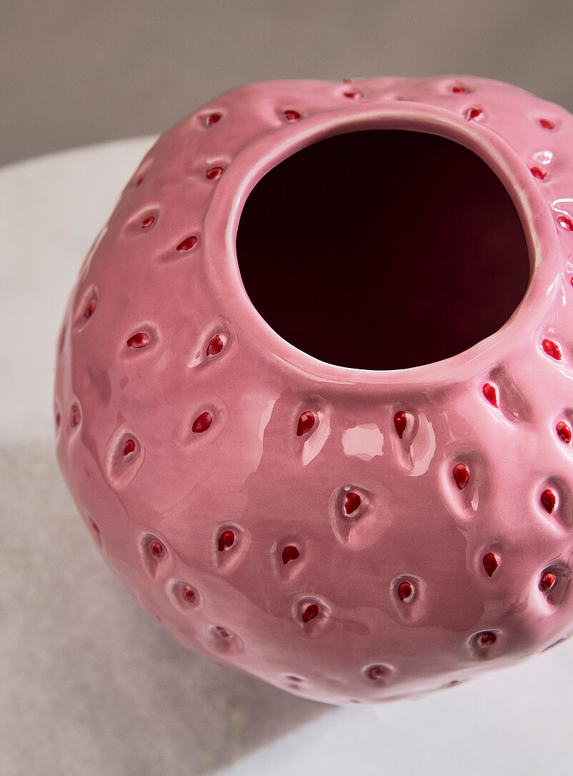 Simons Maison Pink Strawberry vase