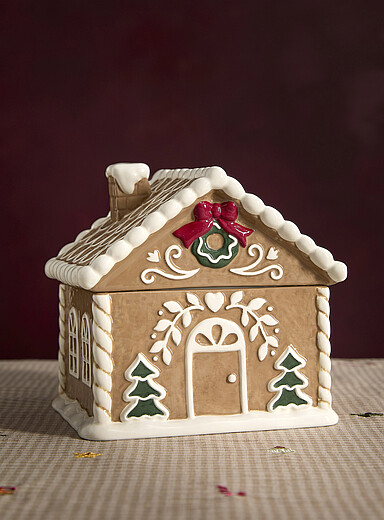 La jarre &agrave; biscuits maison pain d'&eacute;pice <b>Collection de No&euml;l</b>
