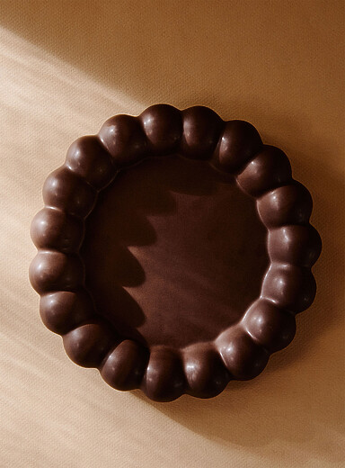 Le plateau rond bordure relief