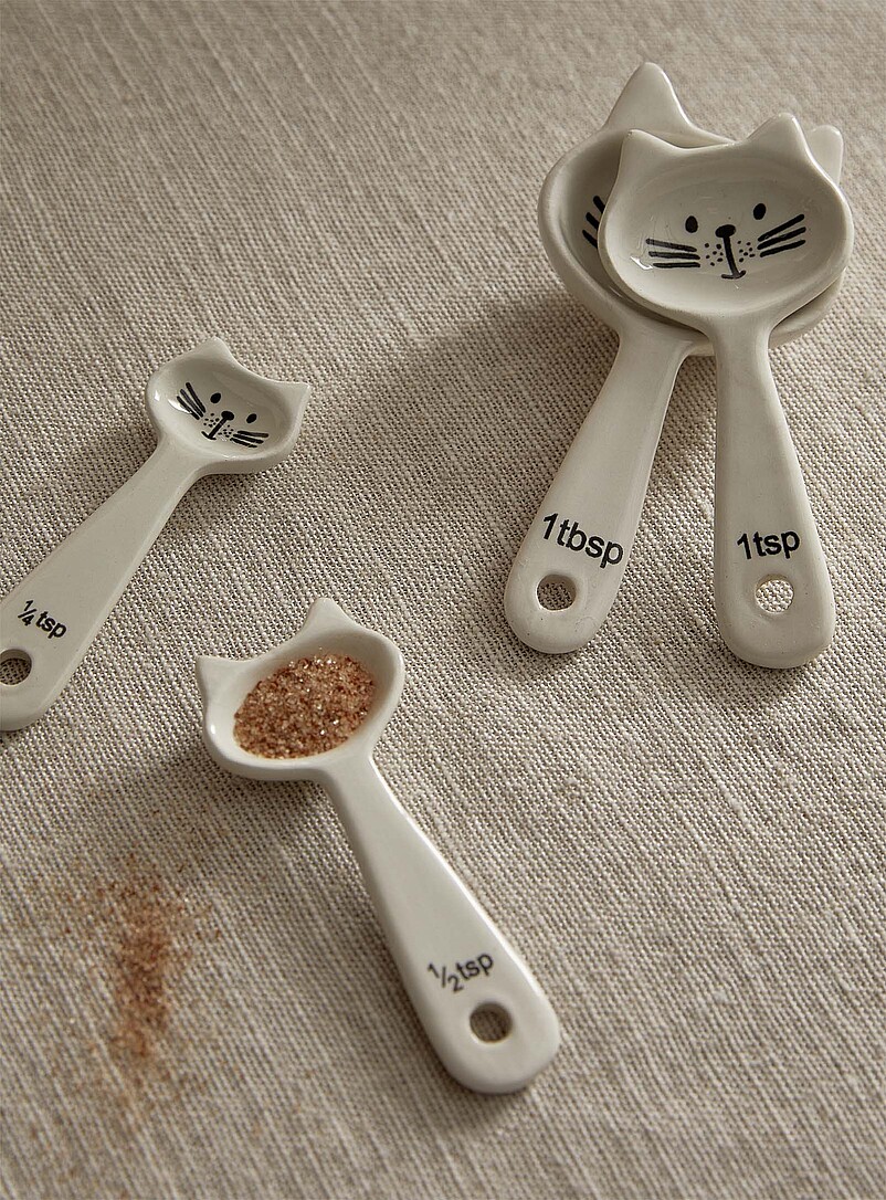 Cats measuring spoons Set of 4 product image (primary)