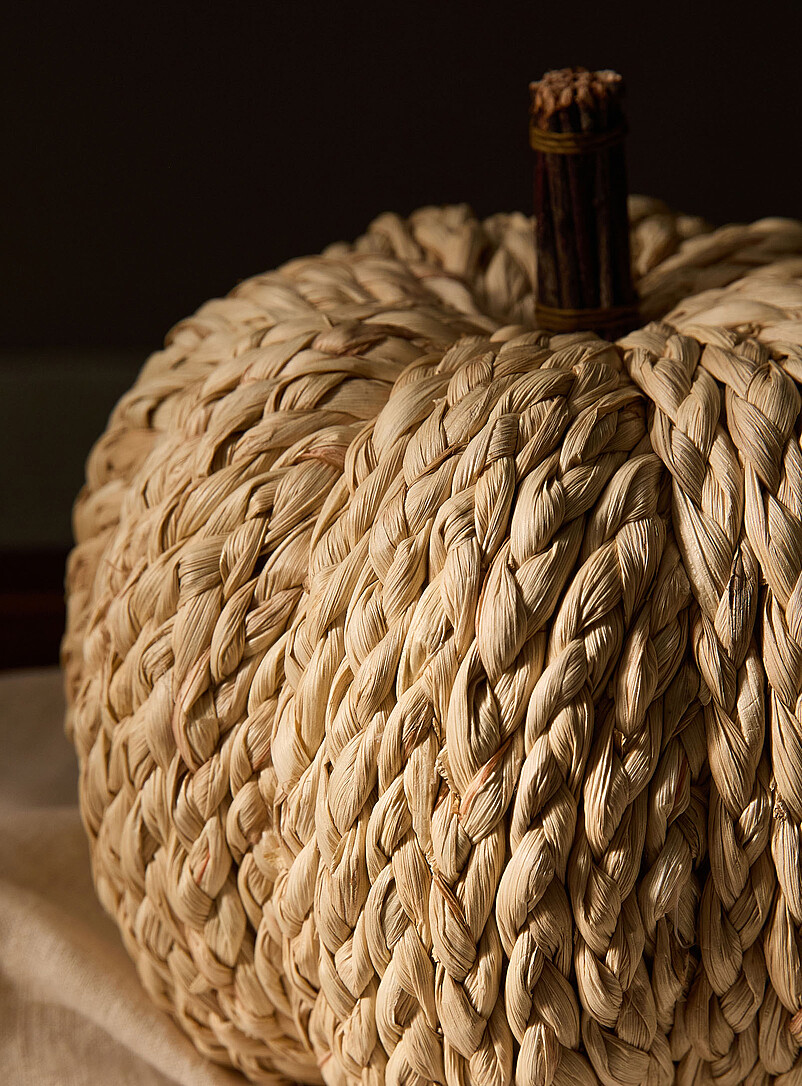 Braided corn leaf pumpkin Halloween Collection product image 2