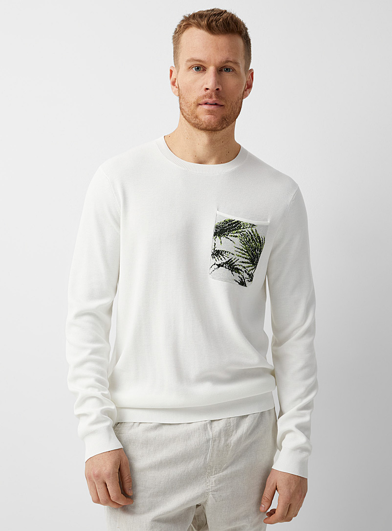 Jacquard pocket sweater | Le 31 | Shop 
