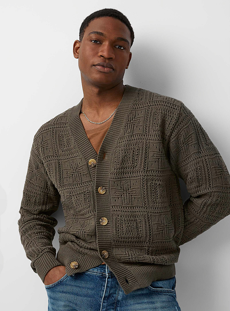 Crochet-knit cardigan | Le 31 | Shop 
