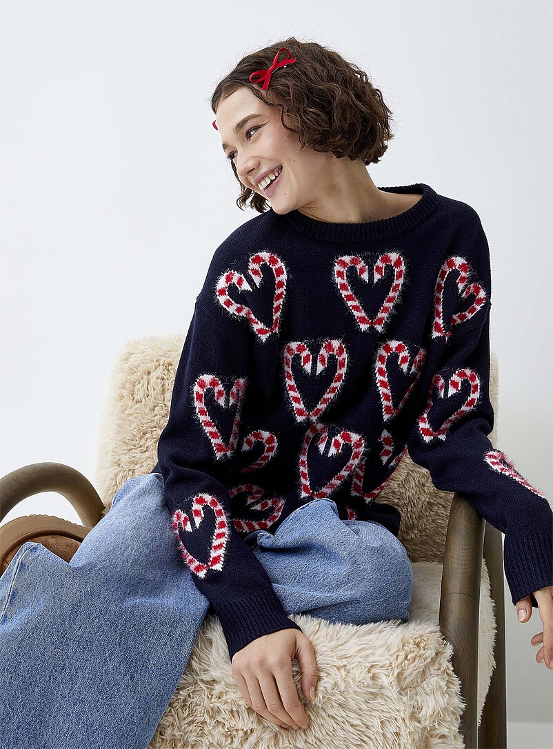 Striped & Patterned Sweaters for Women | Simons Canada