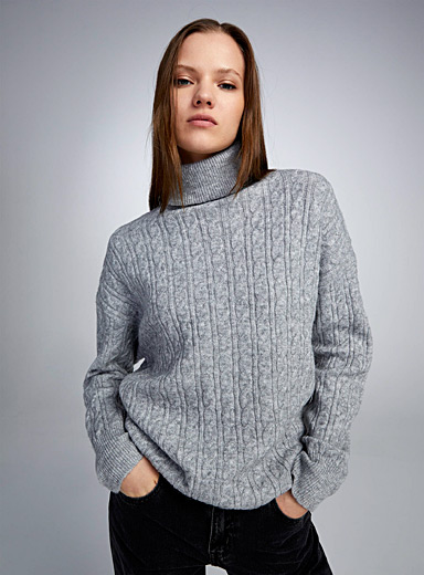 Small cables turtleneck sweater | Twik | Shop Women's Turtlenecks and ...