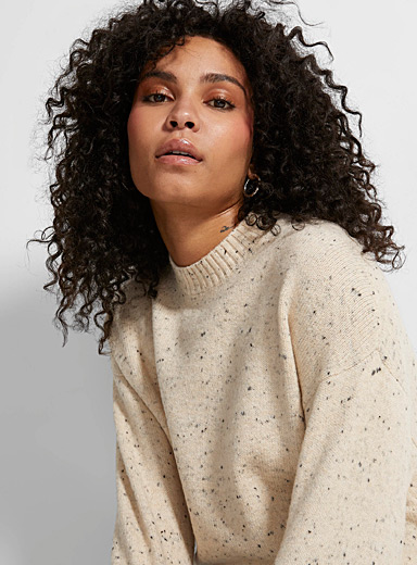 Icône Sand Confetti oversized sweater for women