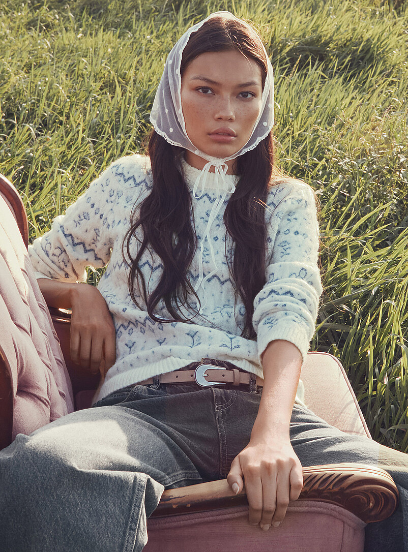 Striped & Patterned Sweaters for Women | Simons Canada