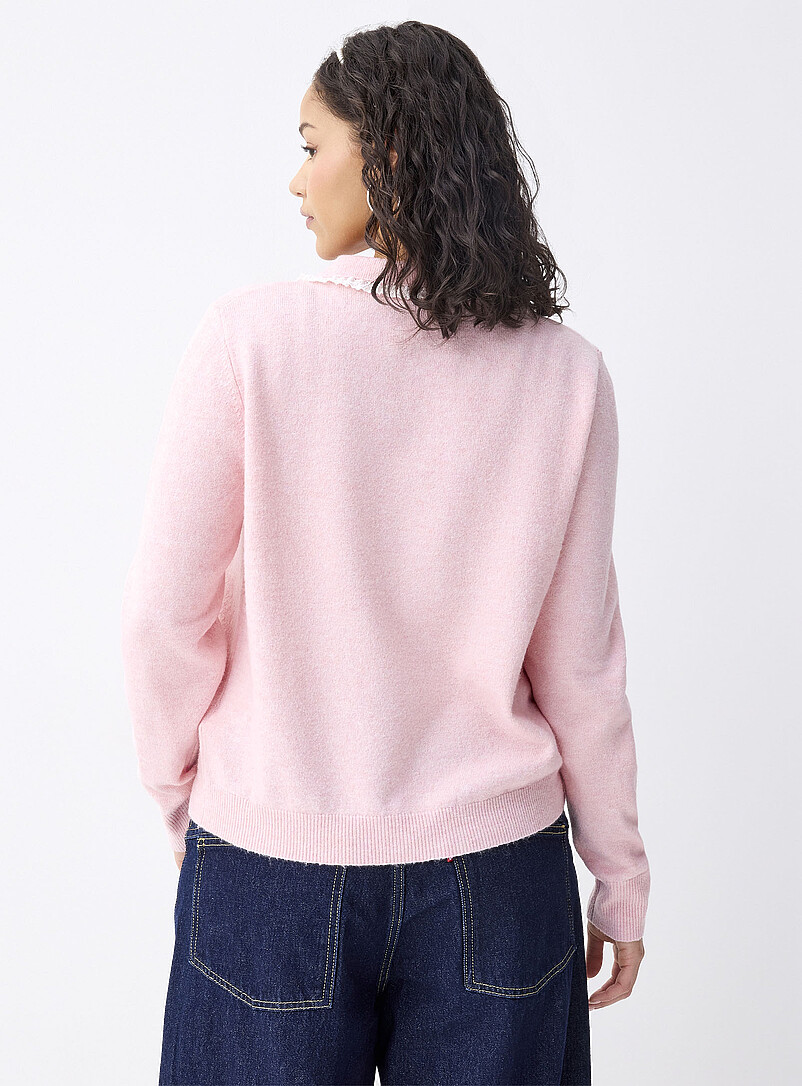 Cardigan Court Fille Miss Blumarine Rose Saumon - Taille 5/6 Ans, Neuf Avec étiquettes