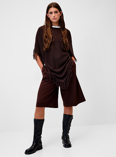 Fringed poncho