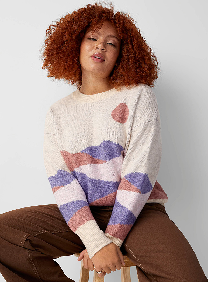 Mountainous curves sweater | Twik 