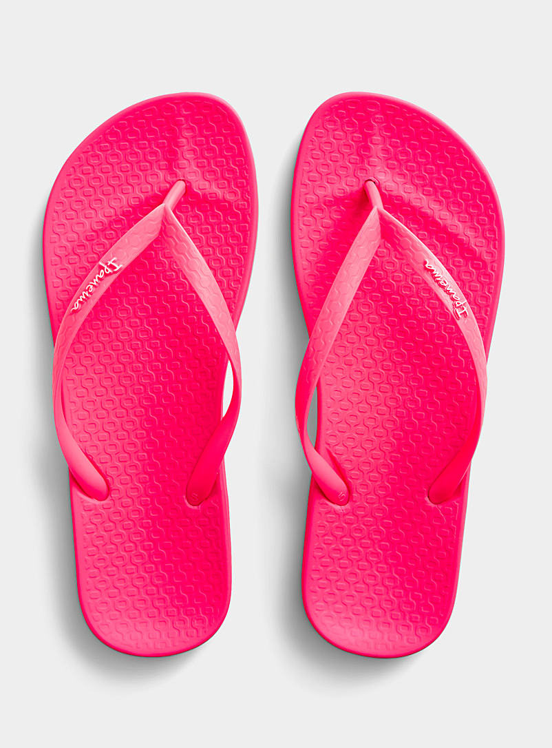 Ipanema: La sandale de plage texturée Femme Rose pour femme