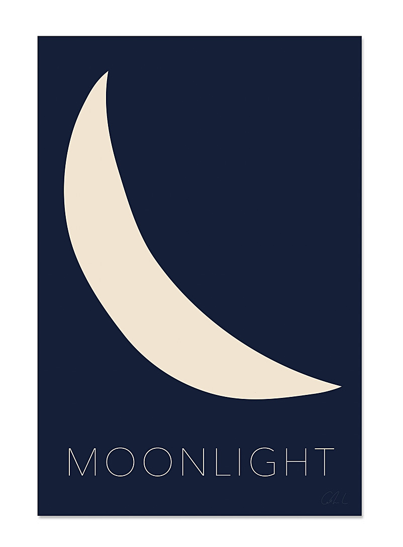 Catherine Lavoie: L'affiche Moonlight 2 formats offerts Bleu