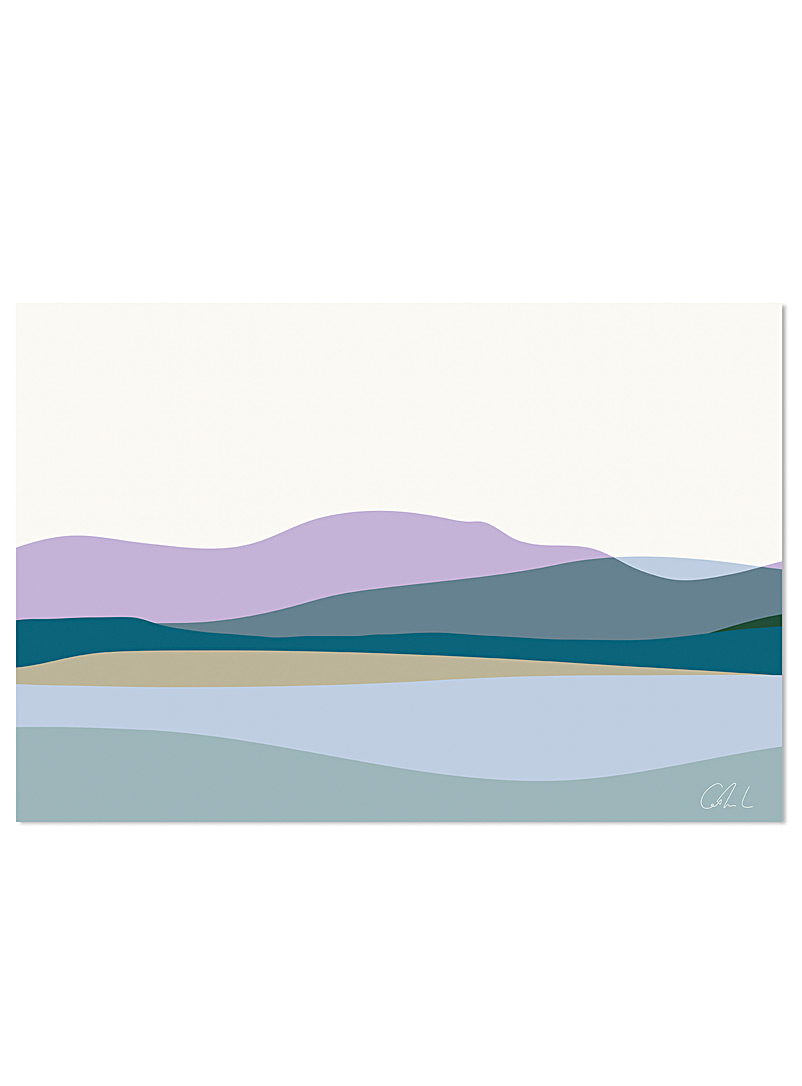 Catherine Lavoie Assorted Pastel Mountains art print 2 sizes available