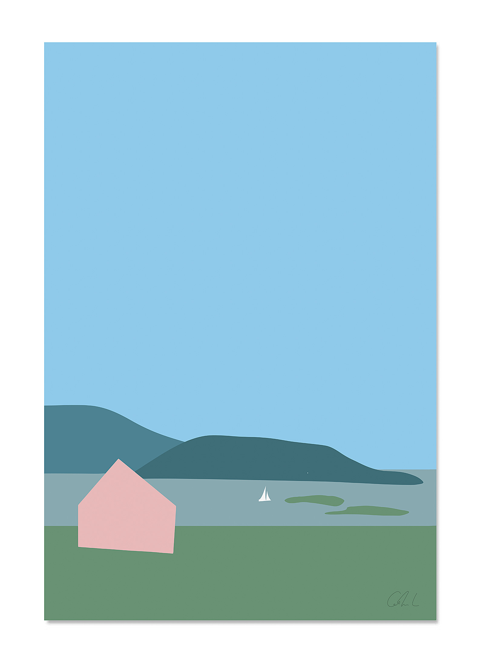 Catherine Lavoie - Island art print See available sizes