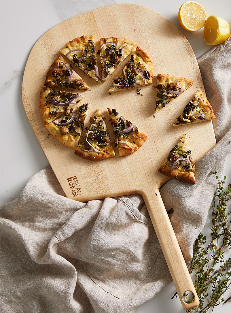 Beau Grain: La planche à pizza en bois naturel Érable