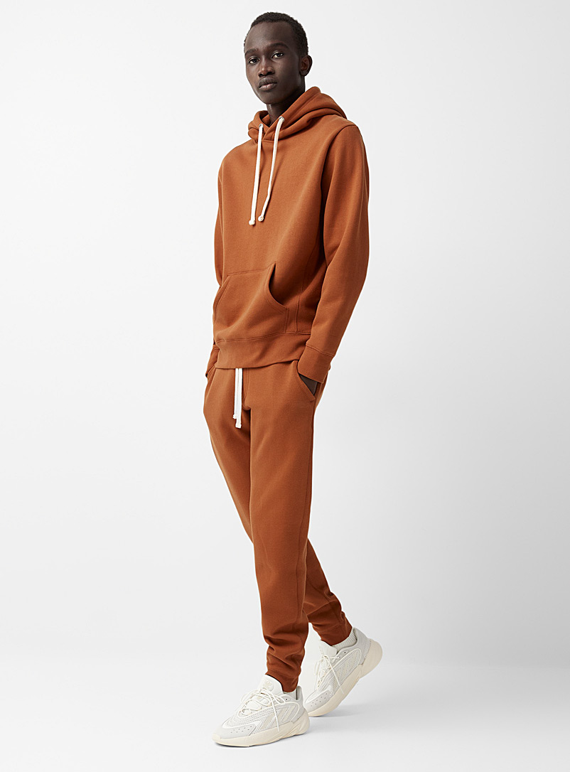 Le 31 Amber Bronze Eco-friendly minimalist fleece sweatpant for men