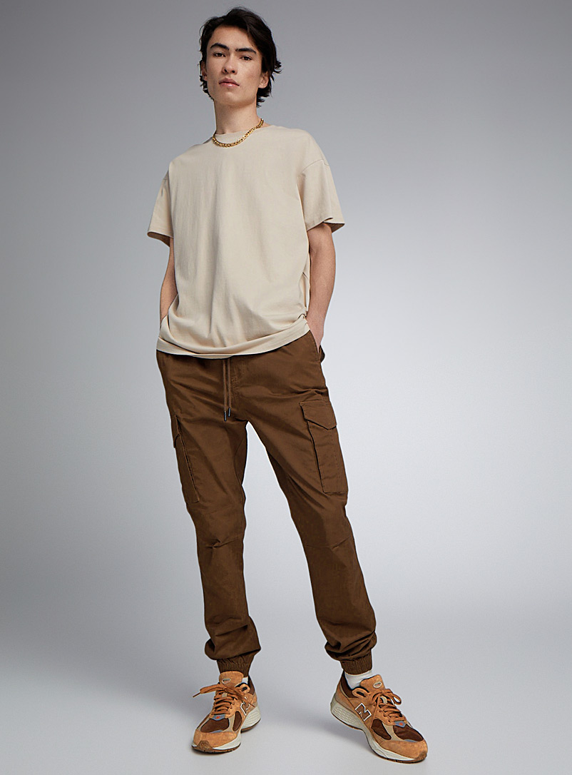 Faded baggy cargo pant Loose tapered fit