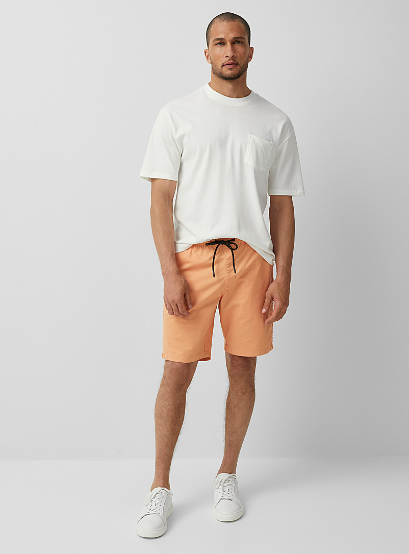 Le 31 Coral Comfort-waist chino short for men