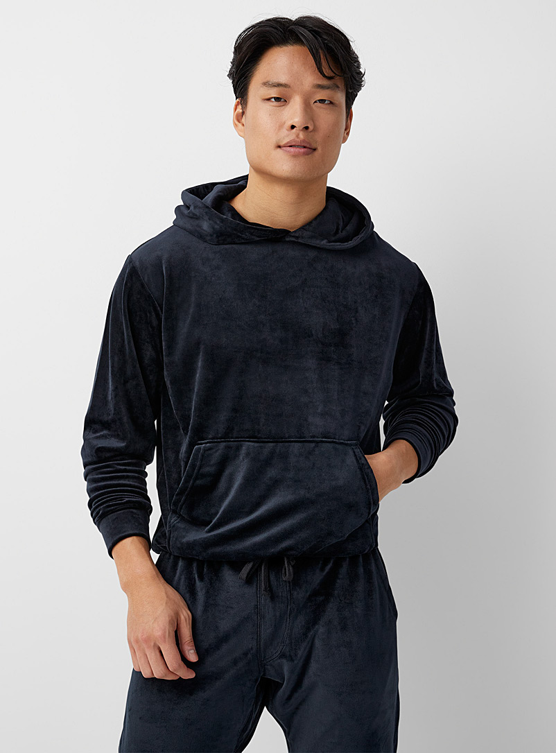 Velvety lounge hoodie | Le 31 | Shop Men's Pyjamas & Leisurewear Online ...
