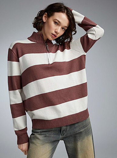 Striped & Patterned Sweaters for Women