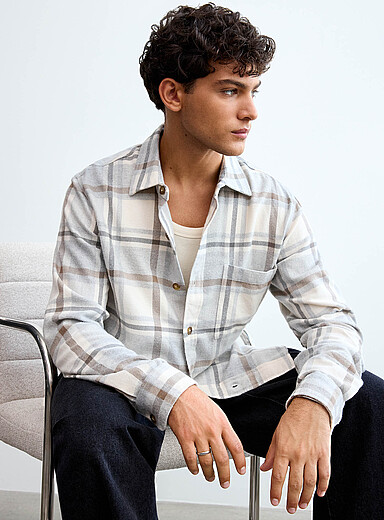Heritage check flannel overshirt