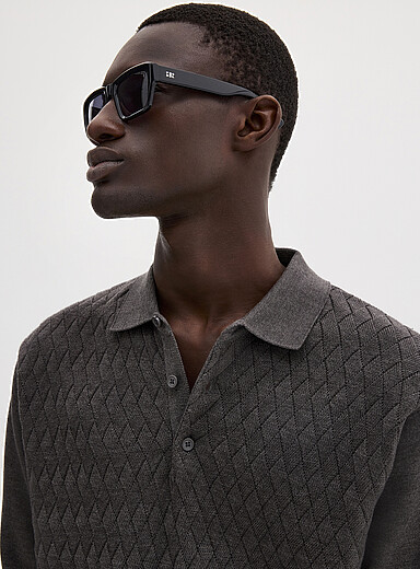 Le polo maille panier