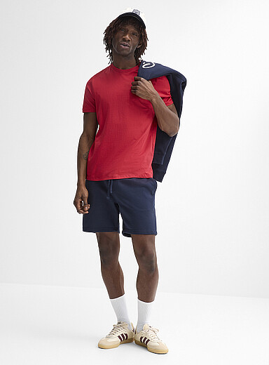 Fleece-lined short <b>Inseam: 7" (18 cm)</b>