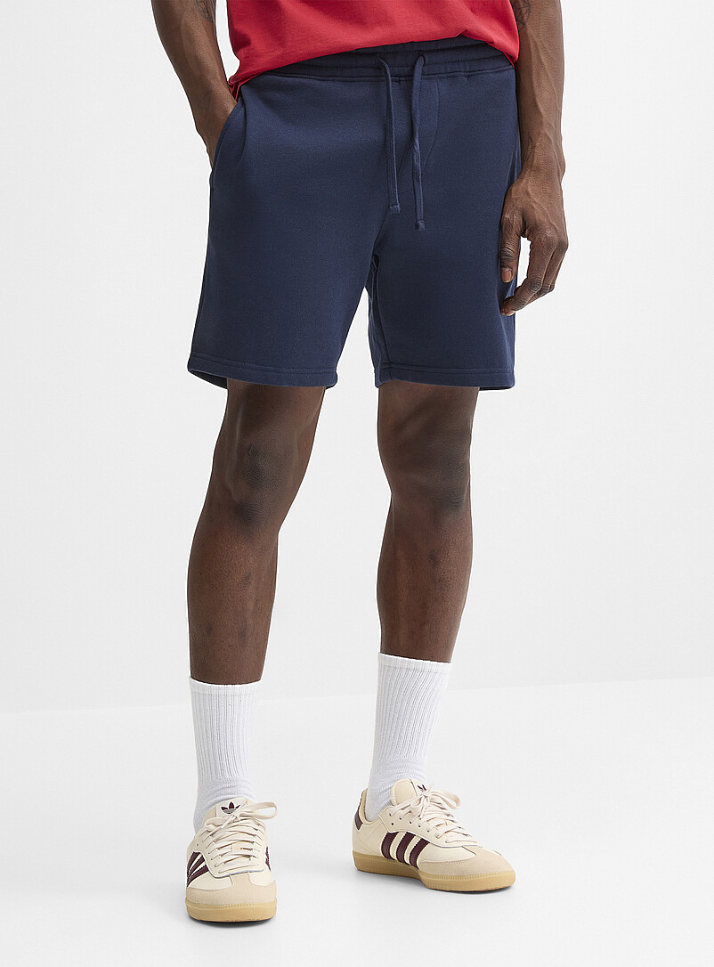 Le 31 Black Fleece-lined short <b>Inseam: 7" (18 cm)</b> for men