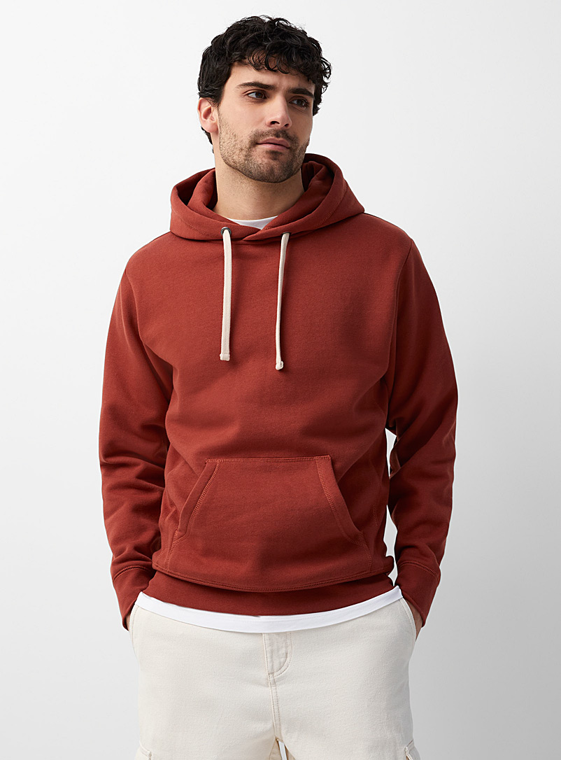 Le 31 Bronze/Amber Minimalist hoodie for men