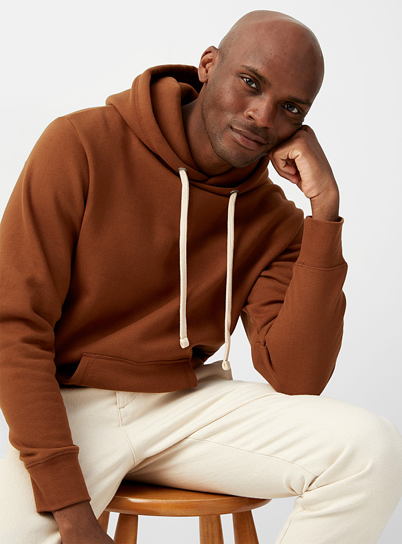 Le 31 Copper Eco-friendly minimalist hoodie for men